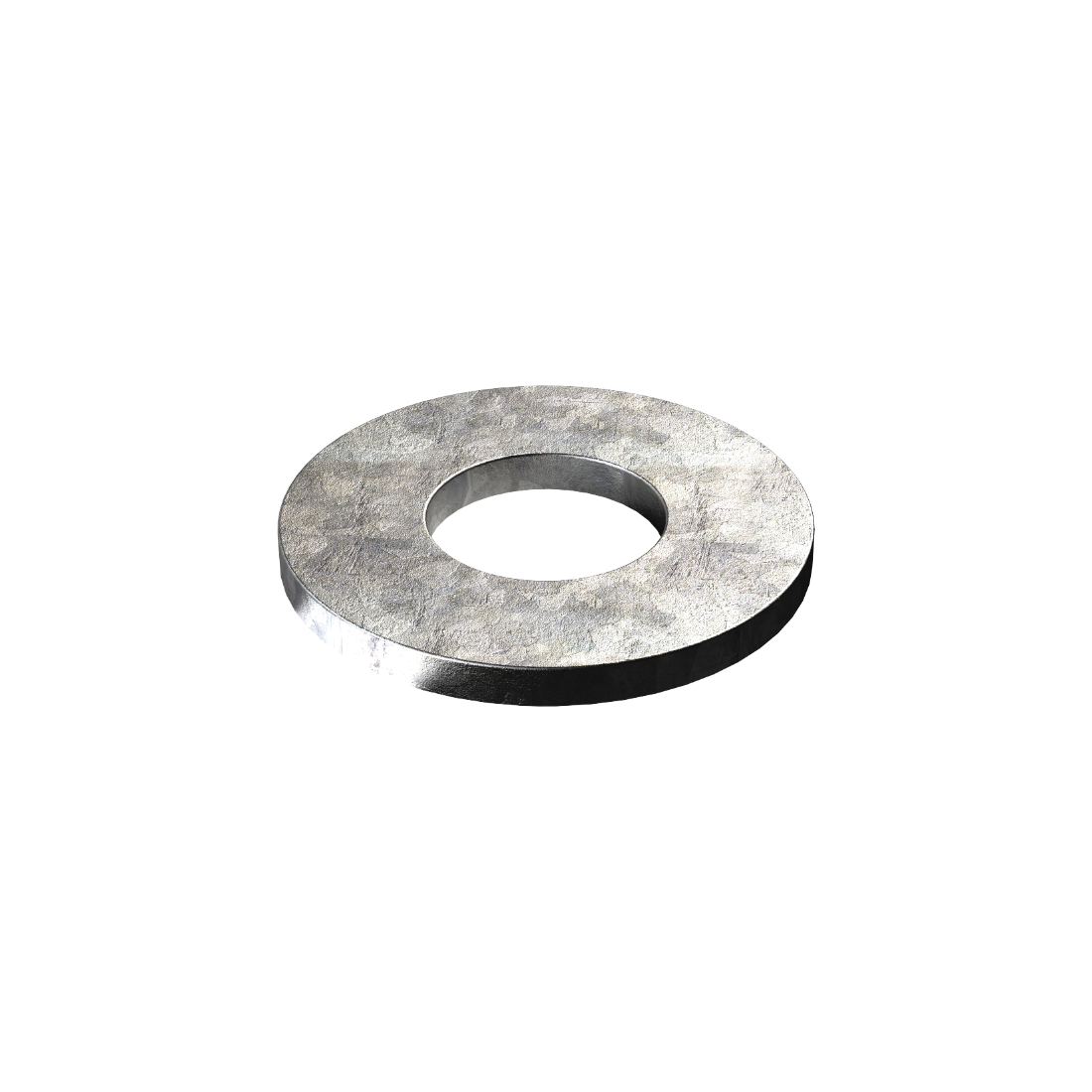 Flat Round Washer M12 x 28 x 3mm Mild Steel Galvanised WFRMG122836